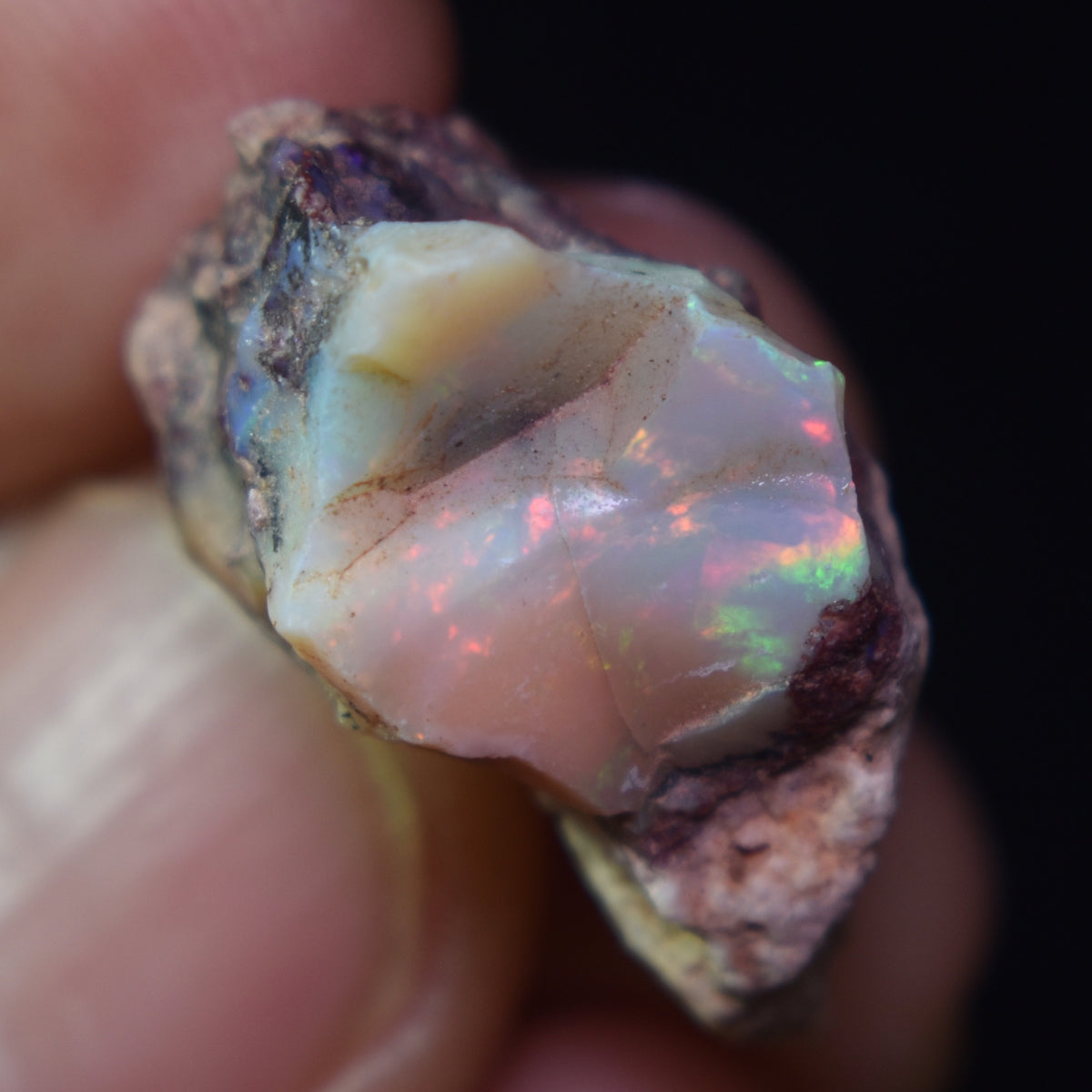 Mexican Rough Raw Fire Opal in Matrix Specimen Stone - 21ct #06
