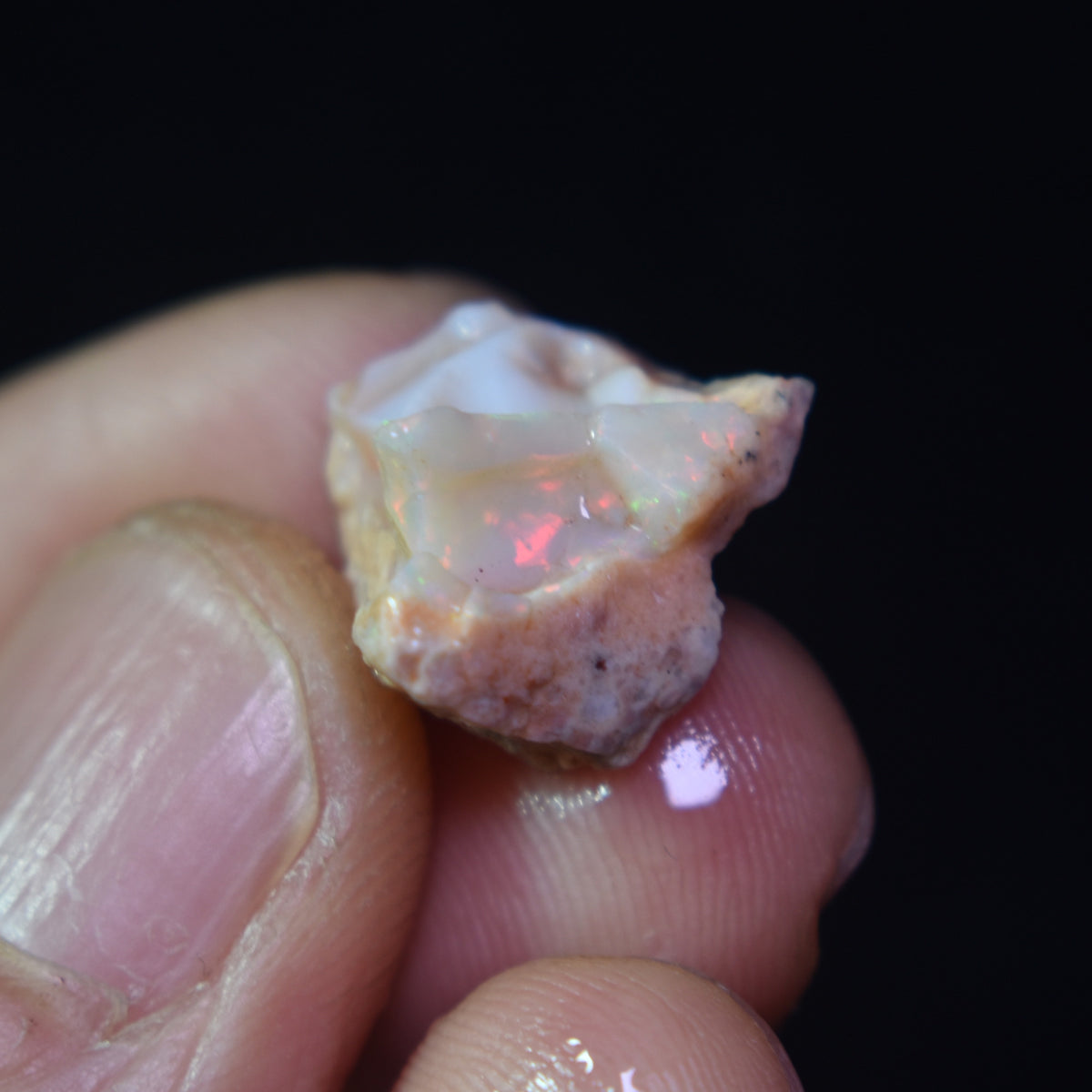 Mexican Rough Raw Fire Opal in Matrix Specimen Stone - 8ct #07