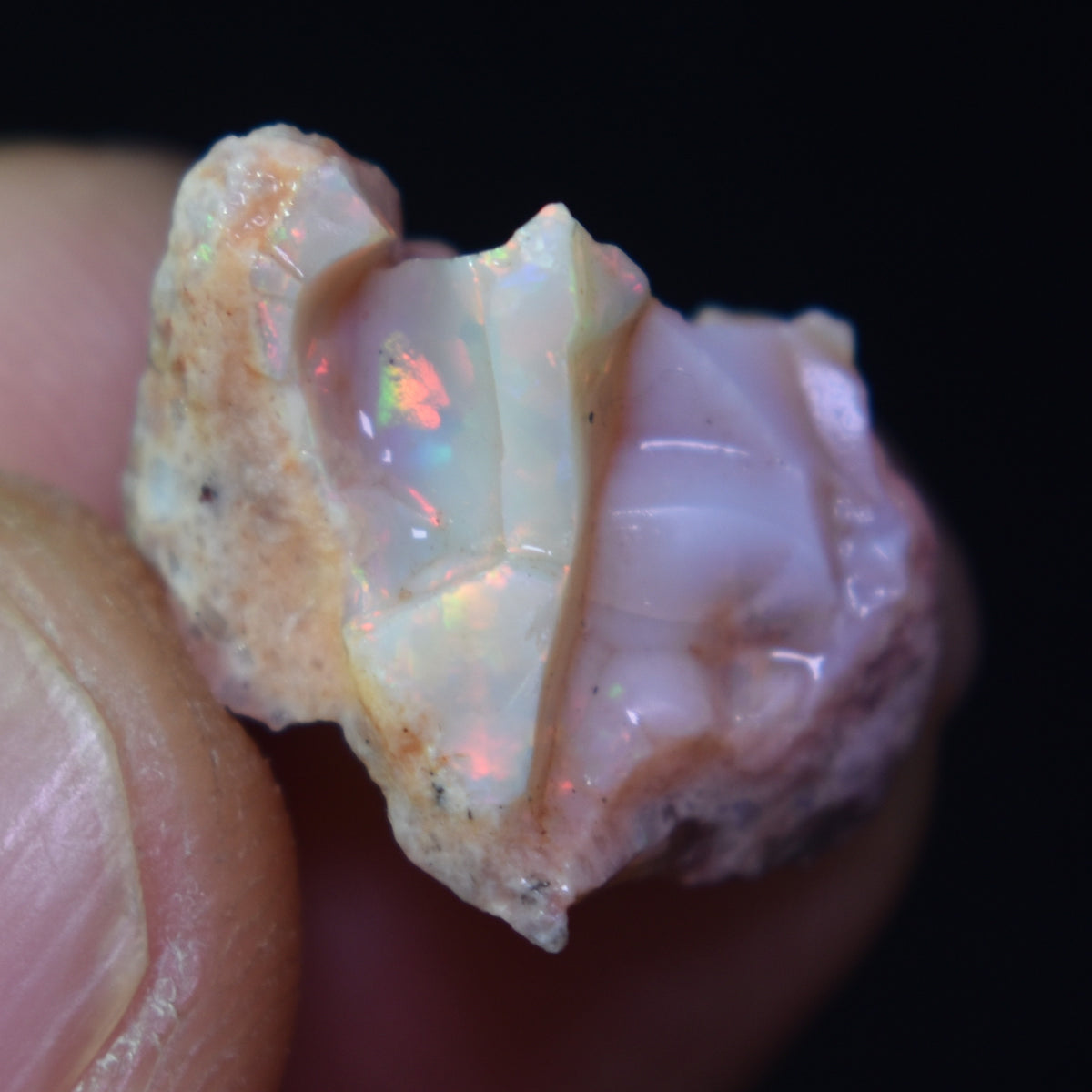 Mexican Rough Raw Fire Opal in Matrix Specimen Stone - 8ct #07