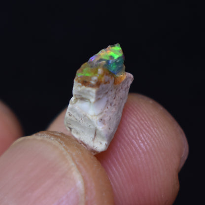 Mexican Rough Raw Fire Opal in Matrix Specimen Stone - 1.5ct #11