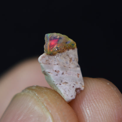 Mexican Rough Raw Fire Opal in Matrix Specimen Stone - 1.5ct #11