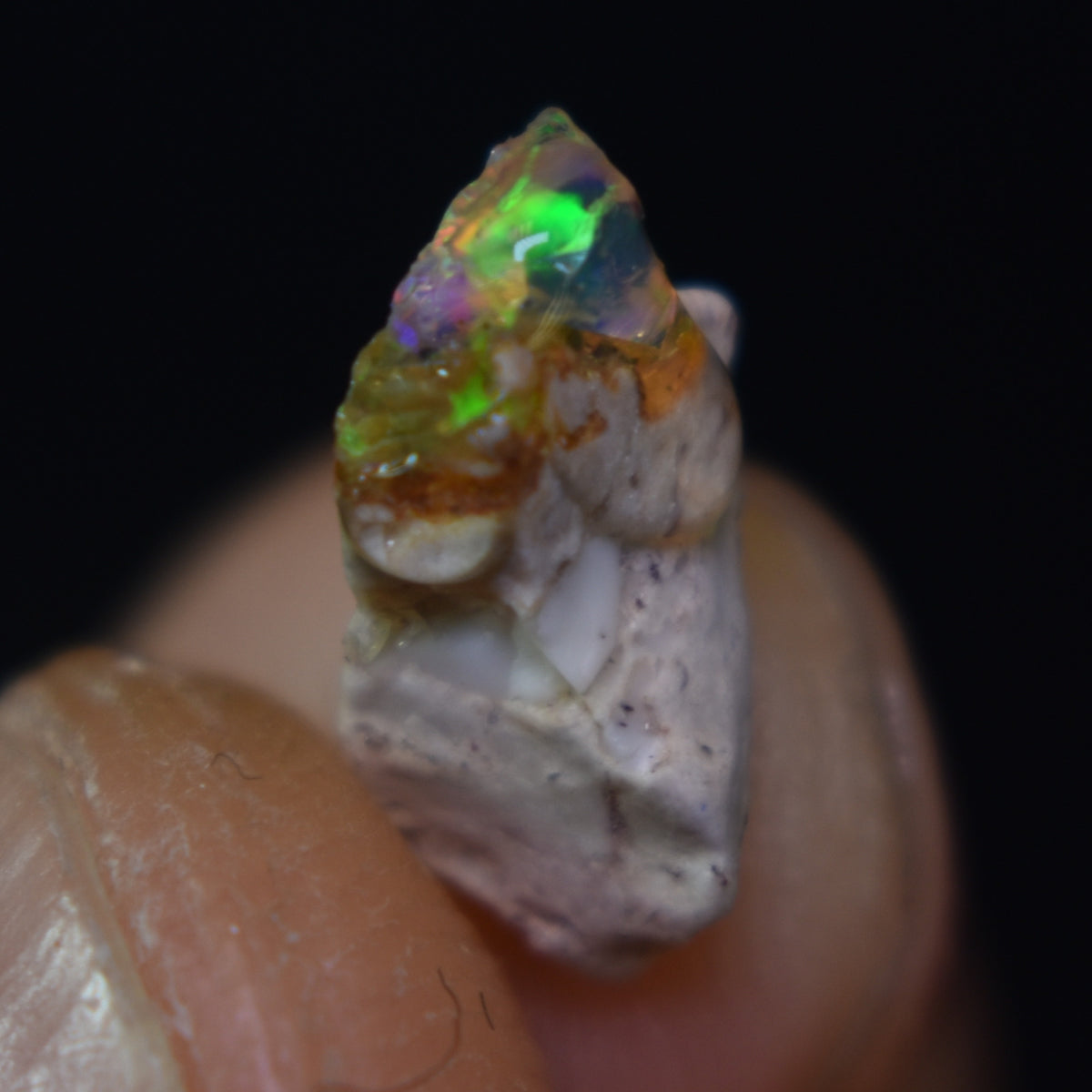 Mexican Rough Raw Fire Opal in Matrix Specimen Stone - 1.5ct #11