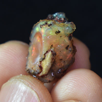 Mexican Rough Raw Fire Opal in Matrix Specimen Stone - 8ct #15