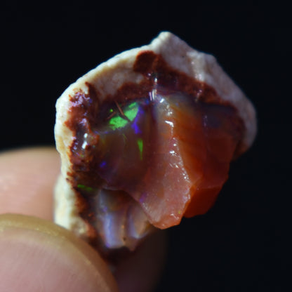 Mexican Rough Raw Fire Opal in Matrix Specimen Stones - 6 count - 67.5ct #47