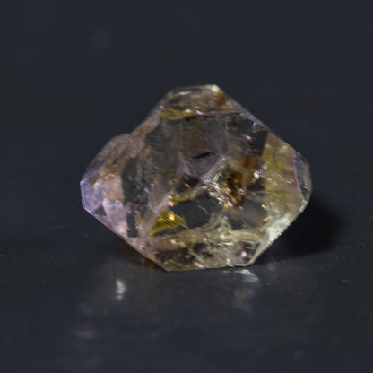 Golden Enhydro Petroleum Oil Diamond Quartz UV Fluorescent with Moving Bubble from Pakistan - 3 Count - 5.7ct #15