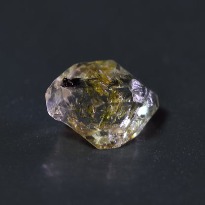 Golden Enhydro Petroleum Oil Diamond Quartz UV Fluorescent with Moving Bubble from Pakistan - 3 Count - 5.7ct #15