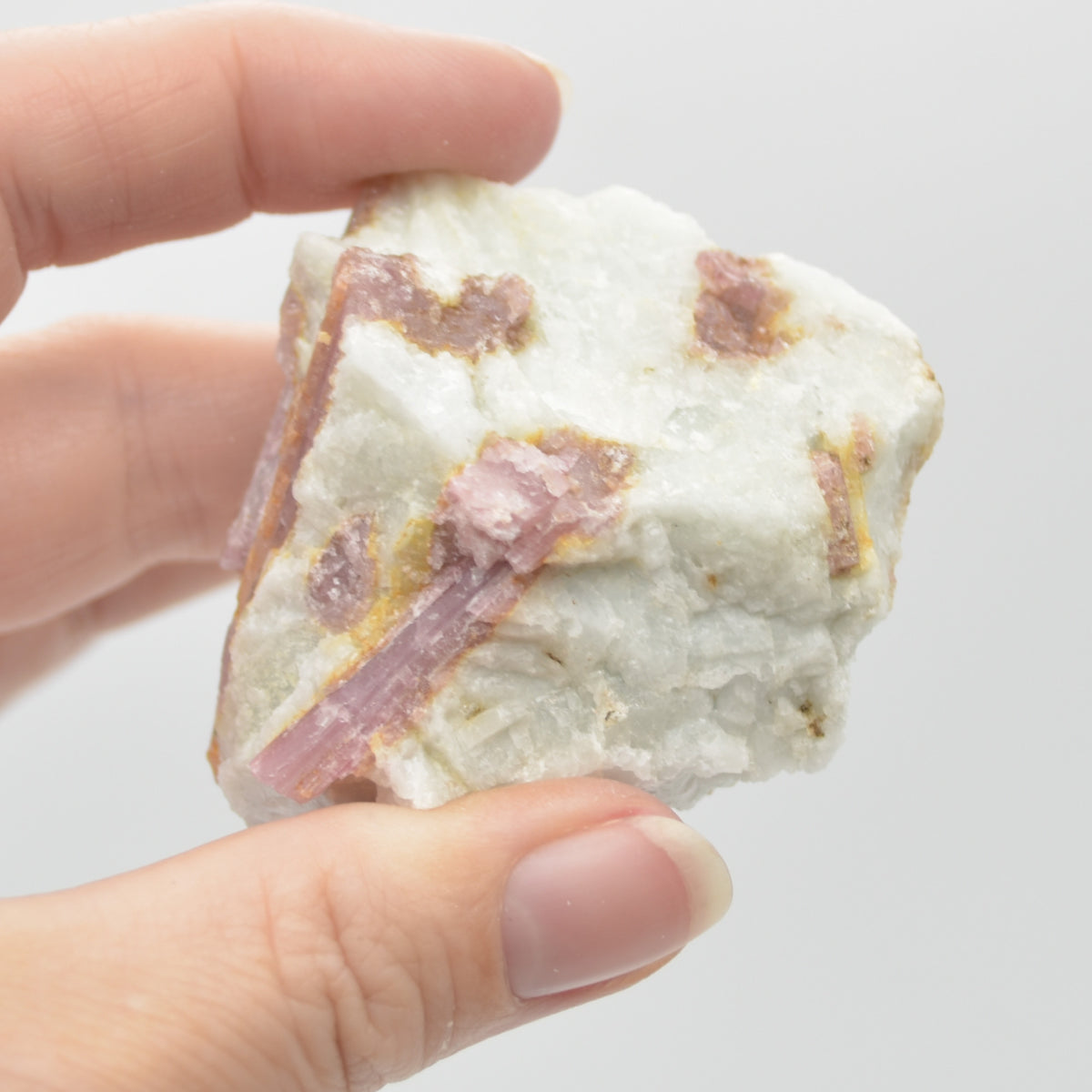 Raw Pink Tourmaline Specimen Rock - 73 grams #007