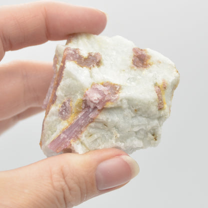 Raw Pink Tourmaline Specimen Rock - 73 grams #007