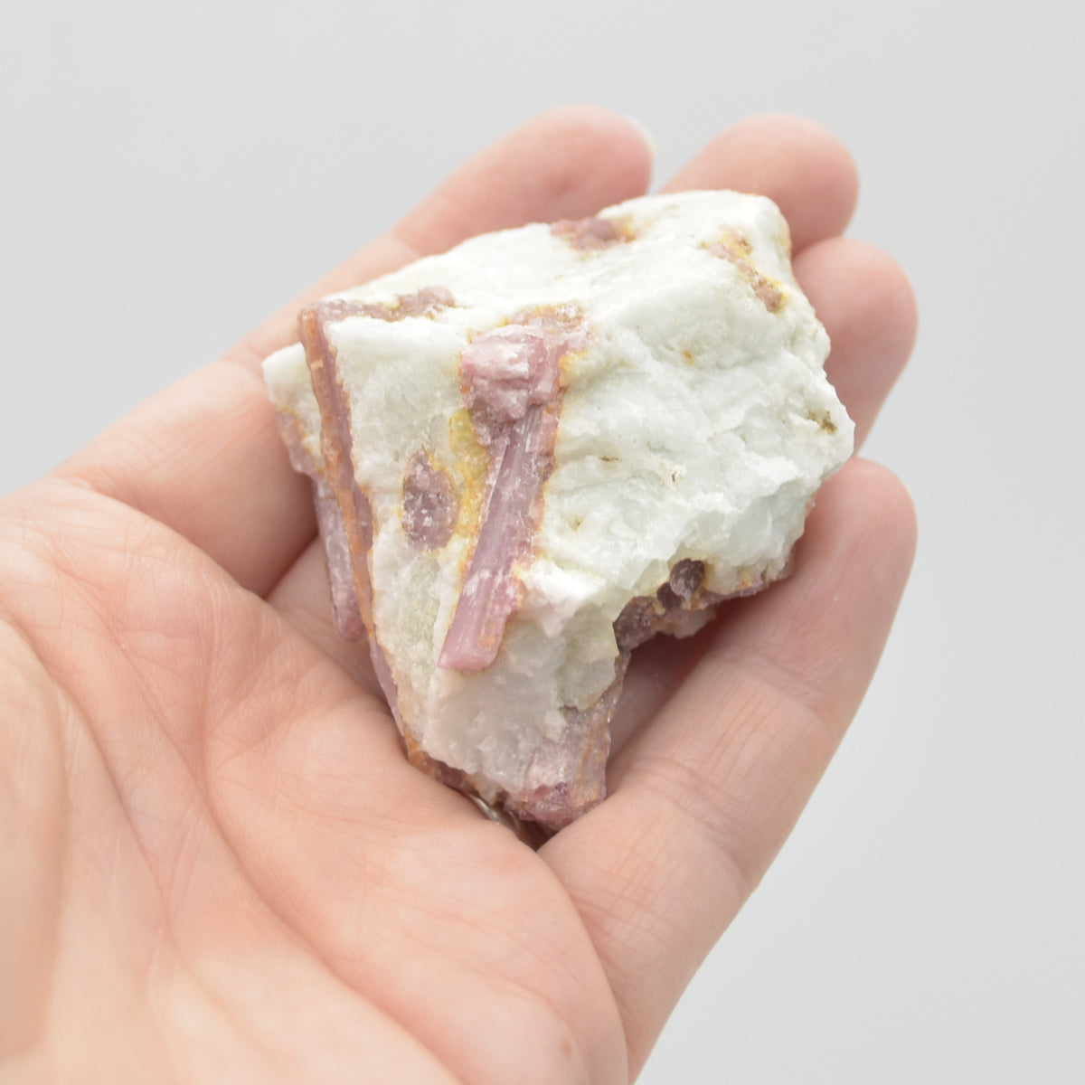 Raw Pink Tourmaline Specimen Rock - 73 grams #007