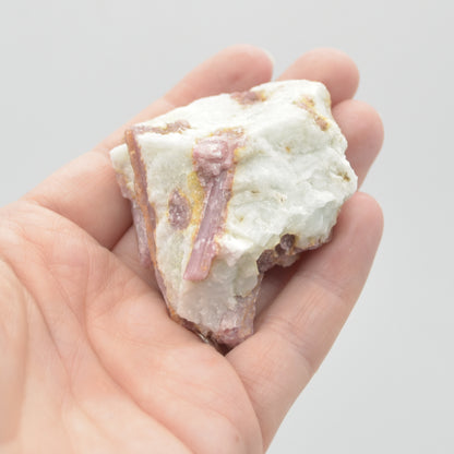 Raw Pink Tourmaline Specimen Rock - 73 grams #007