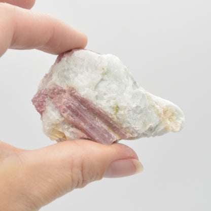 Raw Pink Tourmaline Specimen Rock - 77 grams #013