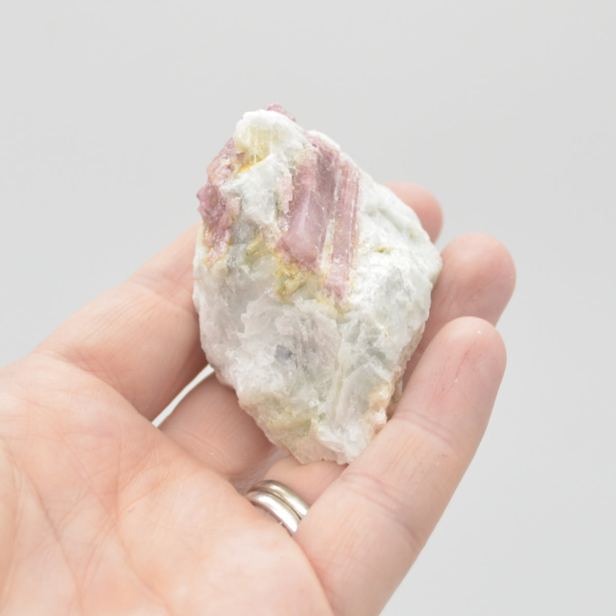 Raw Pink Tourmaline Specimen Rock - 77 grams #013