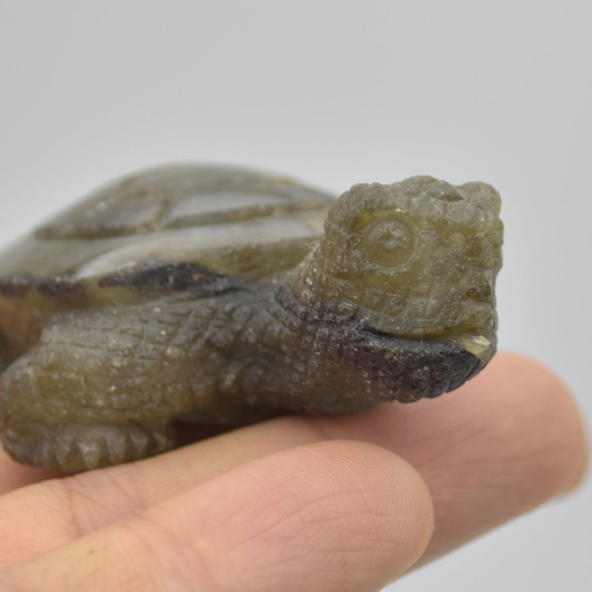 Labradorite Crystal Turtle - 2cm x 7cm x 4.5cm - 63 grams #02