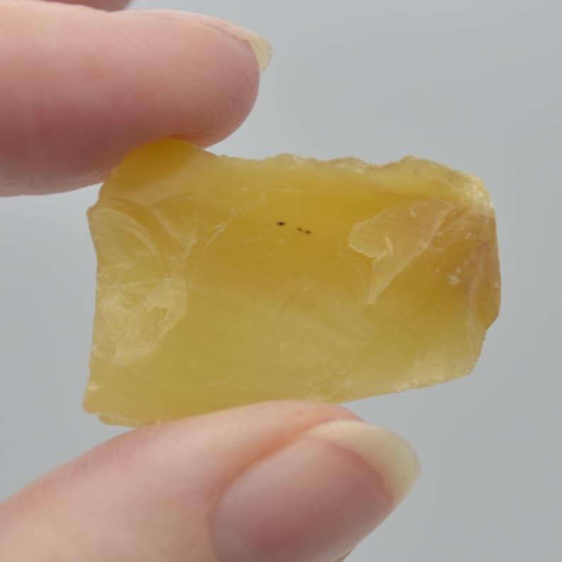 Raw Turkish Yellow Opal Specimen Rock - 10 grams