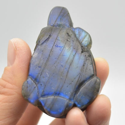 Labradorite Turtle - 6cm x 3.5cm x 2.5cm - 67 grams