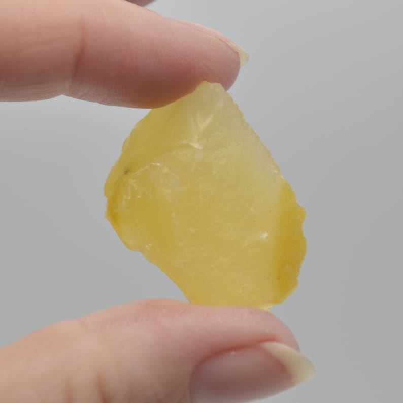Raw Turkish Yellow Opal Specimen Rock - 8 grams