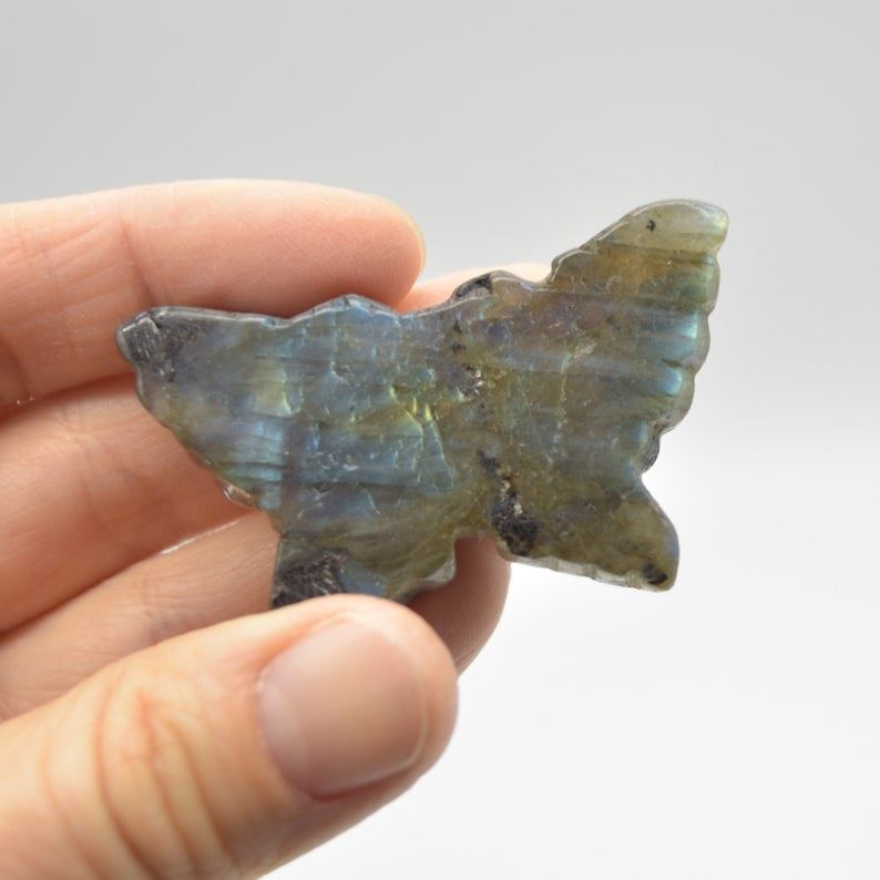 Labradorite Butterfly - 25 grams - 5cm x 3cm x 1cm