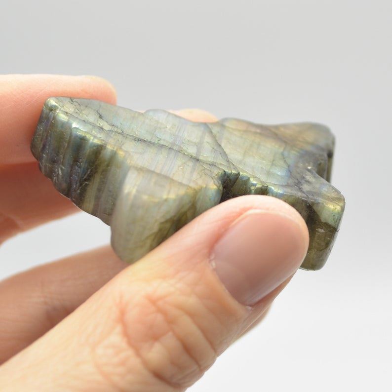 Labradorite Butterfly - 31.5 grams - 5cm x 3cm x 1cm