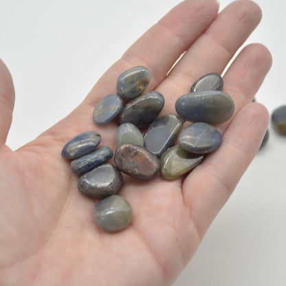 Iolite Tumbled Pebble Stones - 6 Count