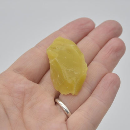 Raw Turkish Yellow Opal Specimen Rock - 10 grams - lot 05