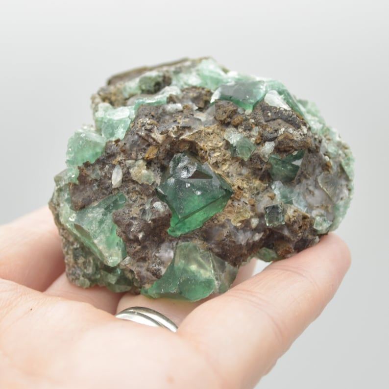 Raw Fluorite Specimen Rock - 110 grams