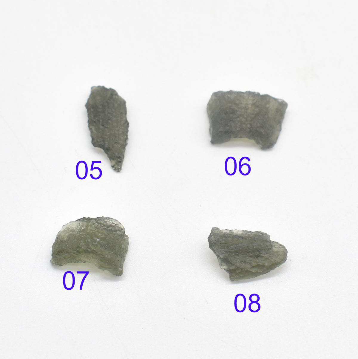 Genuine Moldavite Raw Chip Nugget from Czech Republic