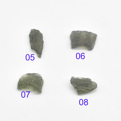 Genuine Moldavite Raw Chip Nugget from Czech Republic