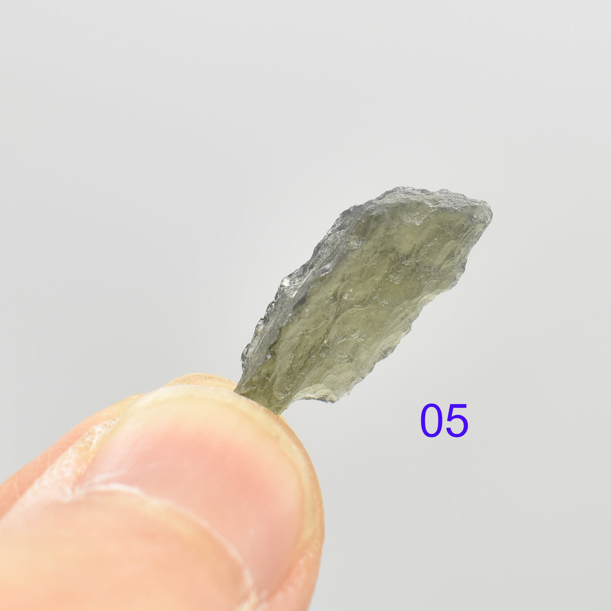 Genuine Moldavite Raw Chip Nugget from Czech Republic