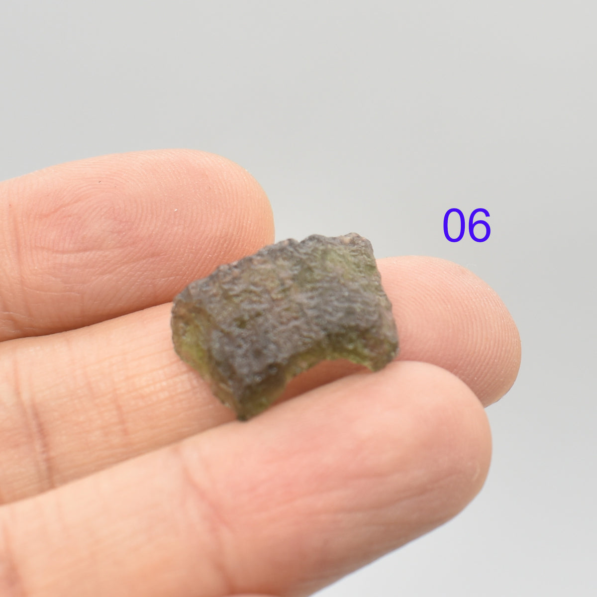 Genuine Moldavite Raw Chip Nugget from Czech Republic
