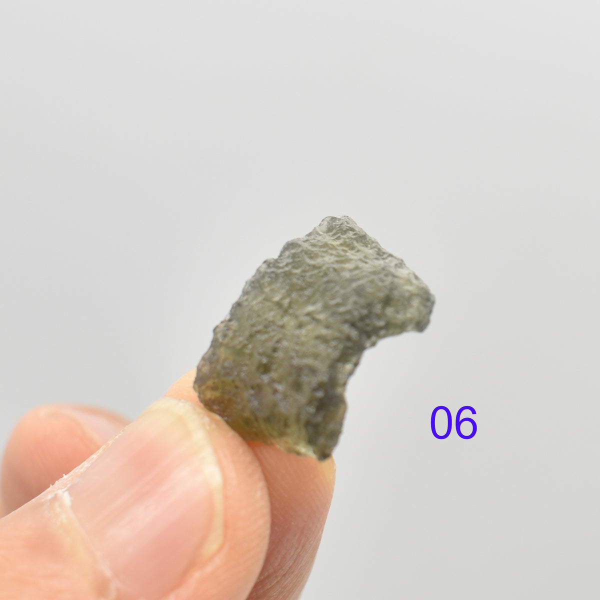Genuine Moldavite Raw Chip Nugget from Czech Republic