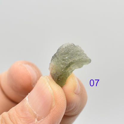 Genuine Moldavite Raw Chip Nugget from Czech Republic