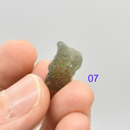 Genuine Moldavite Raw Chip Nugget from Czech Republic